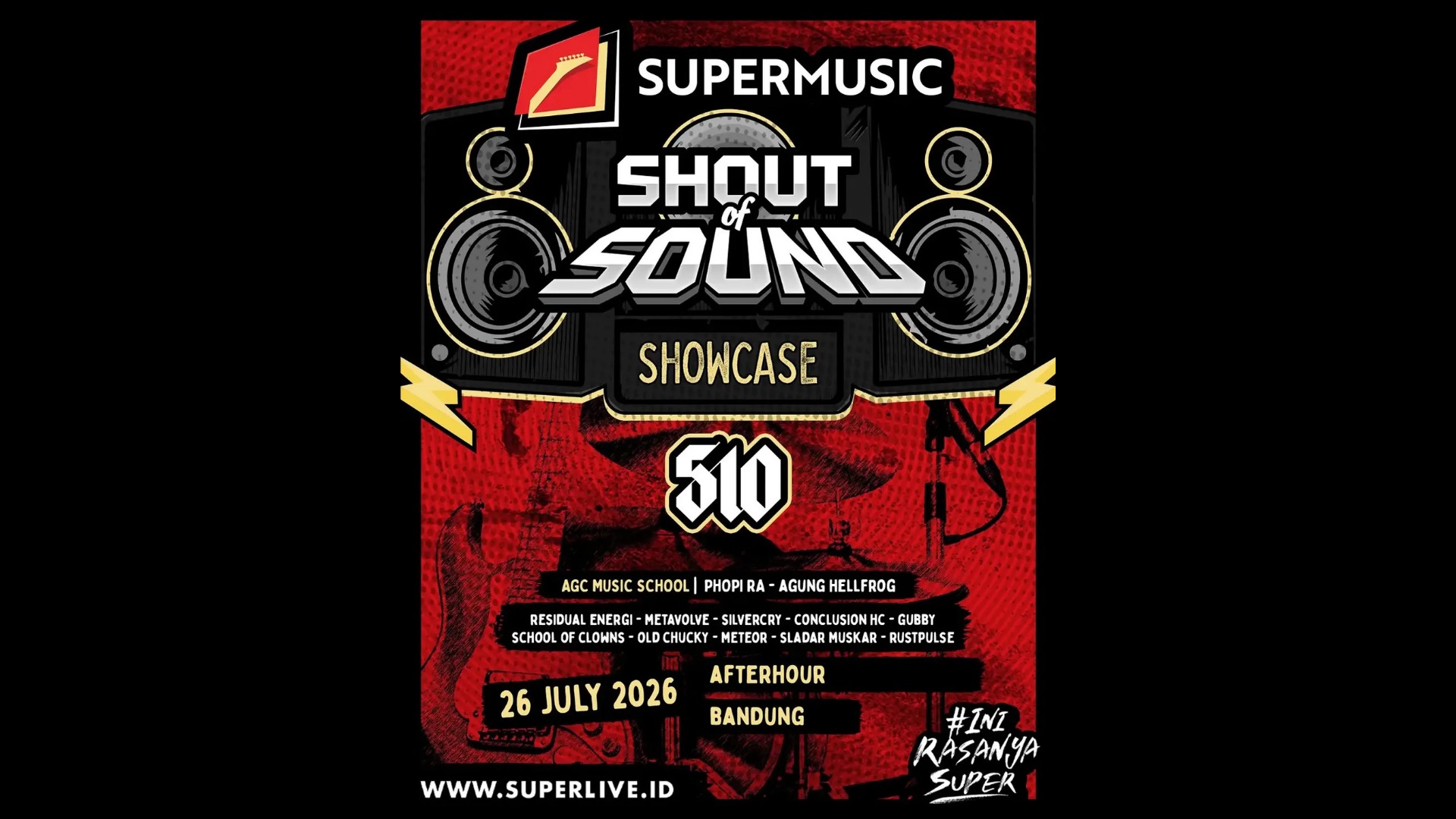 Glixivibes' Very Own 'School of Clowns' Set to Rock Supermusic's Shout of Sound Showcase!