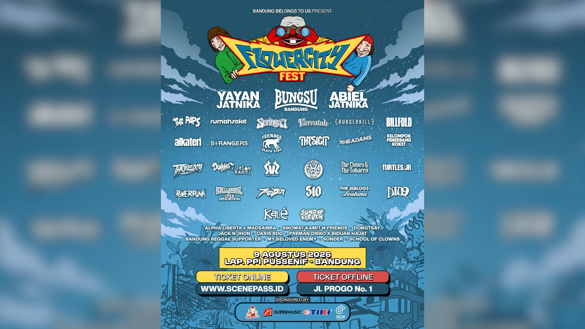 School of Clowns Masuk Lineup Flowercity Fest 2026